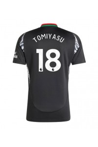 Arsenal Takehiro Tomiyasu #18 Fotballdrakt Borte Klær 2024-25 Korte ermer